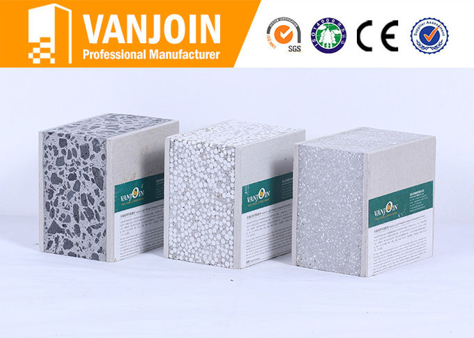 Anti - quake sandwich wall panels 150mm thickness eps cement composite panels